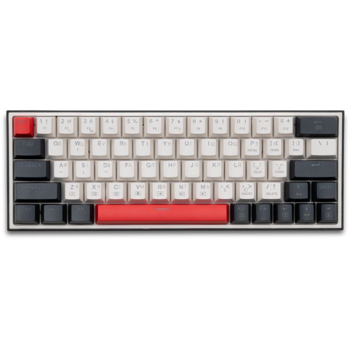 Клавіатура Thunderobot K63 RGB Red Switch USB UA Black (6932066313456) зображення 5