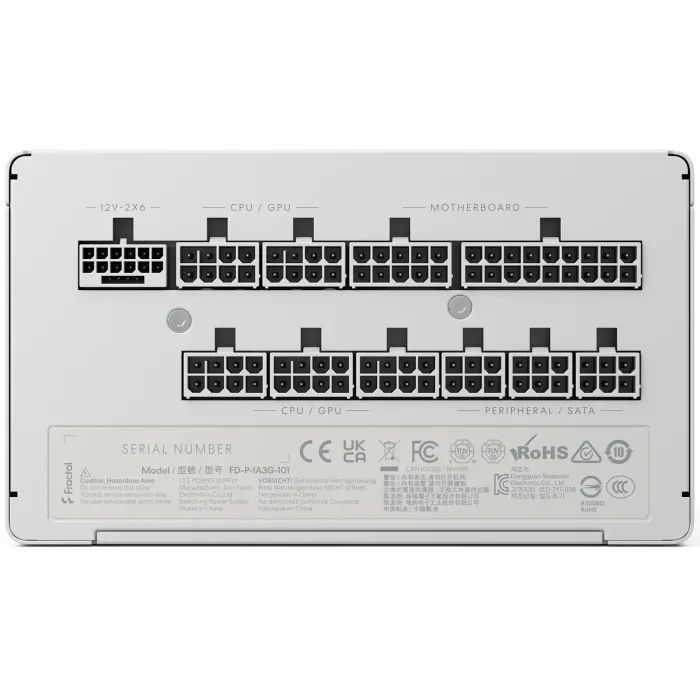 Блок питания Fractal Design 1000W Ion 3 Gold (FD-P-IA3G-101-EU-WT) изображение 6