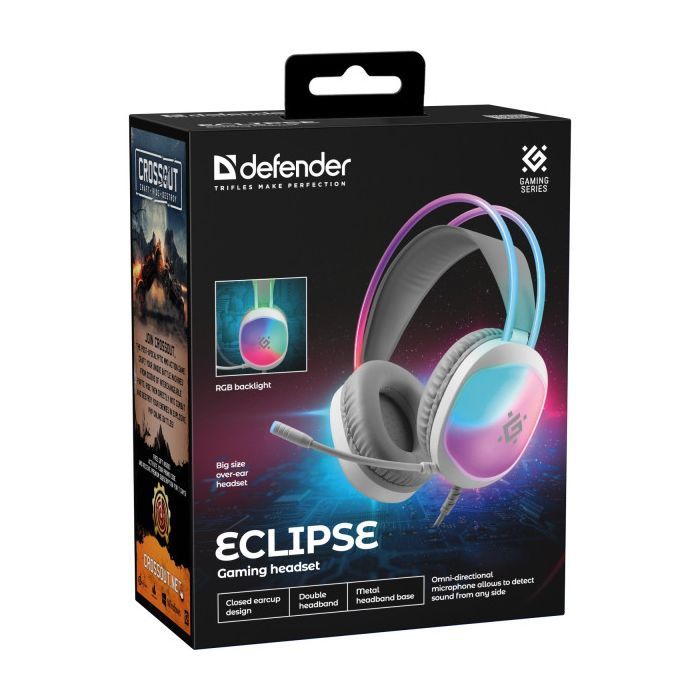 Навушники Defender Eclipse USB White (62440) зображення 9