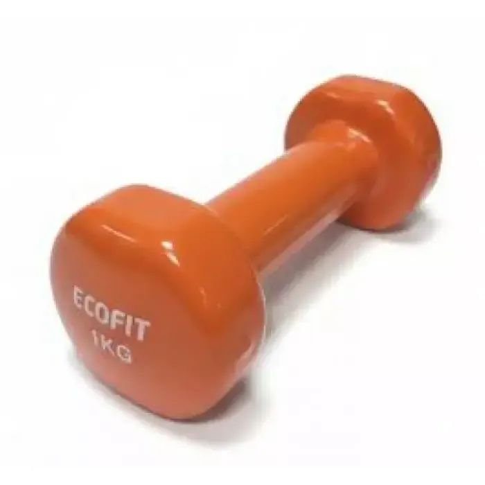 Гантель Ecofit MD2025 з вініловим покриттям 1 кг (K00026984)