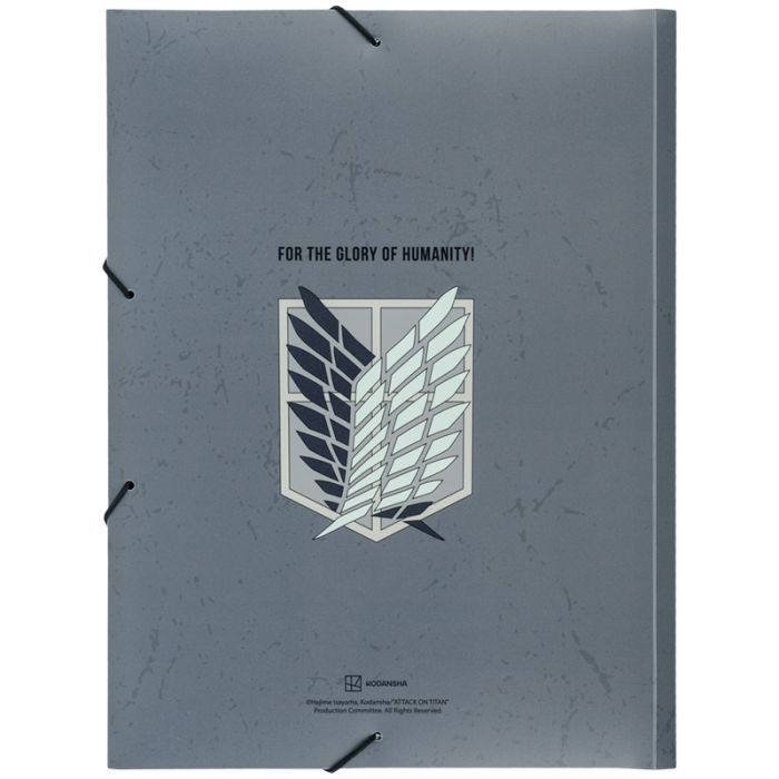 Папка на резинках Kite A4 Attack on Titan (AT25-247) зображення 3