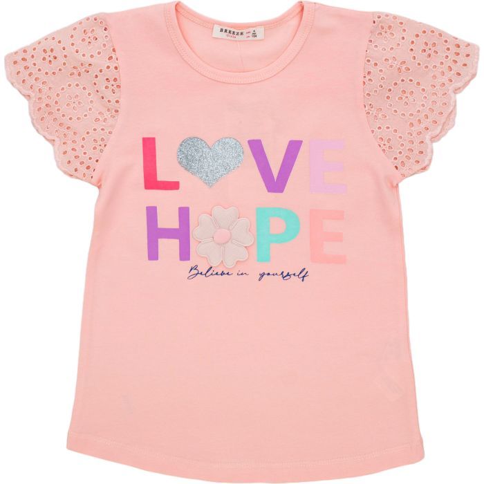 Набор детской одежды Breeze с шортиками (17775-110G-peach) изображение 2