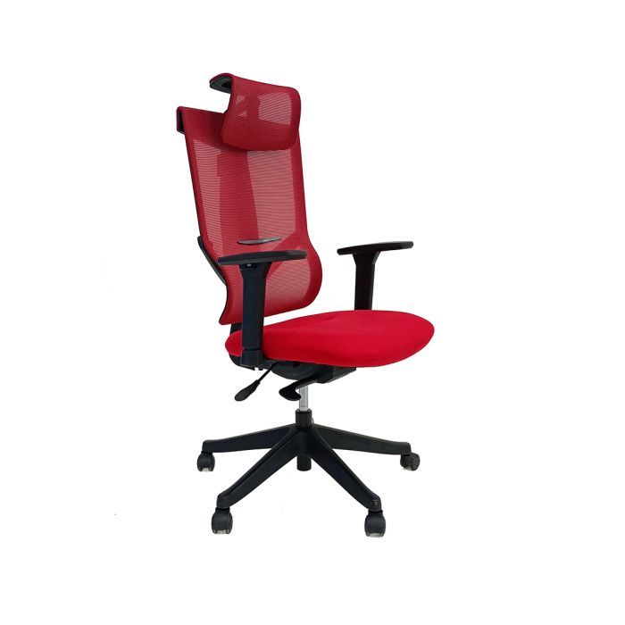 Офісне крісло Barsky Red Fabric R-01 (R-01) зображення 8