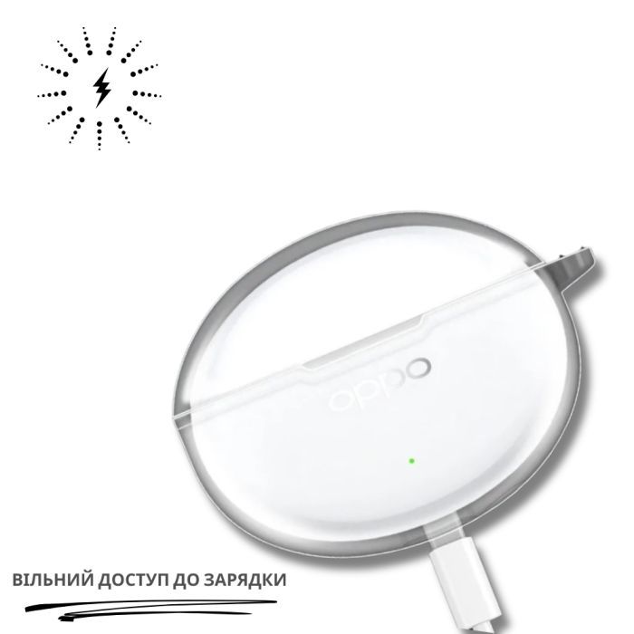 Чехол для наушников BeCover для OPPO Enco Air4 Pro (ETEA1) Transparent (714836) изображение 4