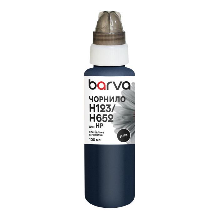 Чернила Barva HP 46/123/651/652 100 мл, special, pigmented black (H652-531e)