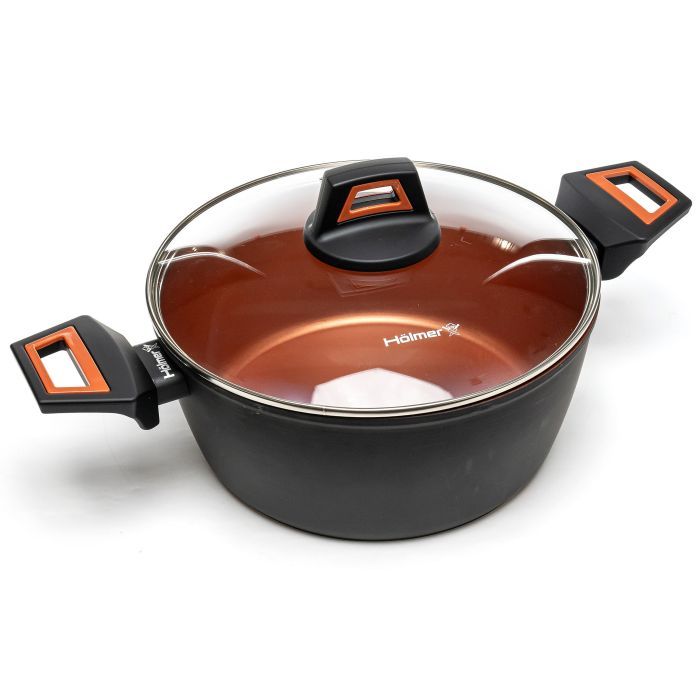 Каструля Hölmer кована з кришкою CR-1342-SBMCL Carrot 4,2 л (CR-1342-SBMCL Carrot) зображення 3