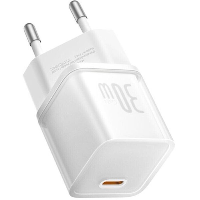 Зарядное устройство Baseus 1xUSB-C 30W GaN5S white (P10162504213-00) изображение 3