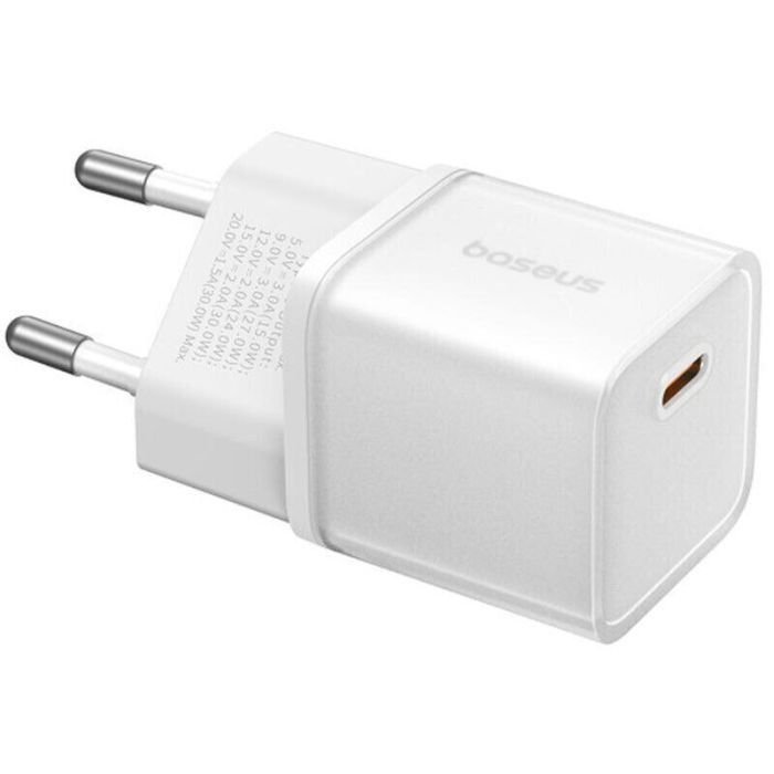 Зарядное устройство Baseus 1xUSB-C 30W GaN5S white (P10162504213-00) изображение 4