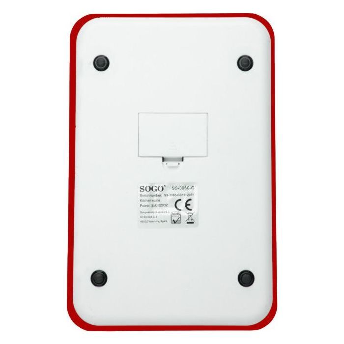 Ваги кухонні SOGO SS-3960R зображення 6
