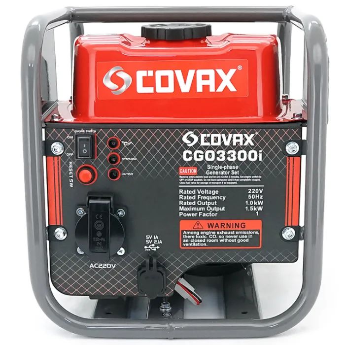 Генератор COVAX інверторний CGO3300i, 1.5kW, 220V, 50Hz (CGO3300i) зображення 3