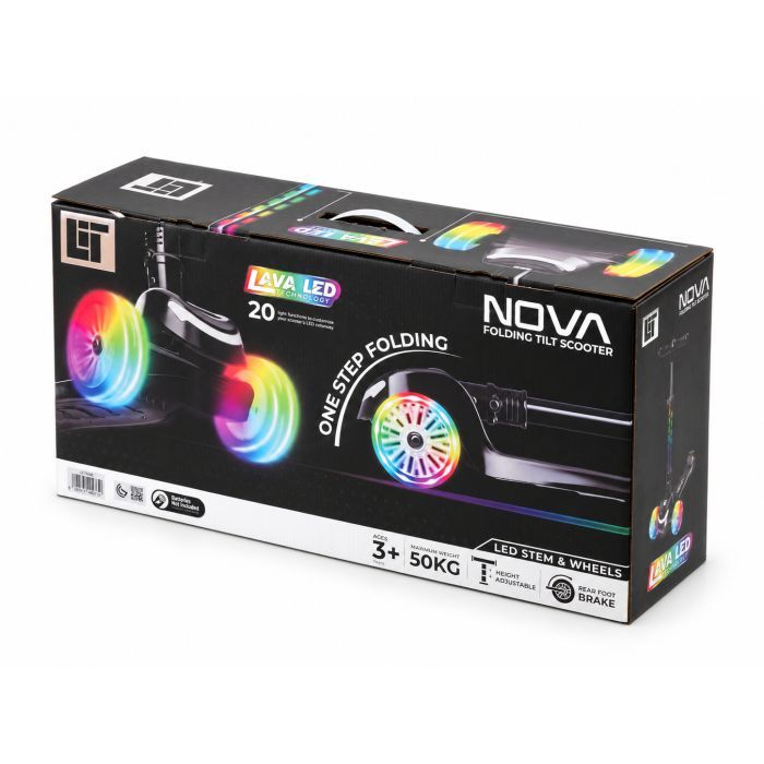 Самокат LiT Nova LAVA LED - Red (LT-7004-RED) зображення 11