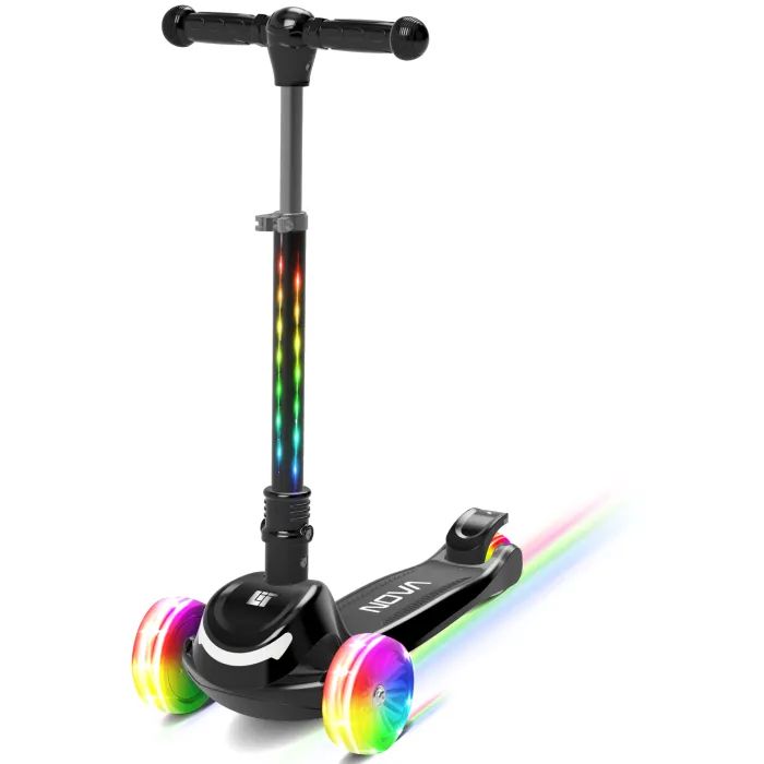 Самокат LiT Nova LAVA LED - Black (LT-7004)