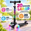 Самокат LiT Nova LAVA LED - Black (LT-7004) зображення 5
