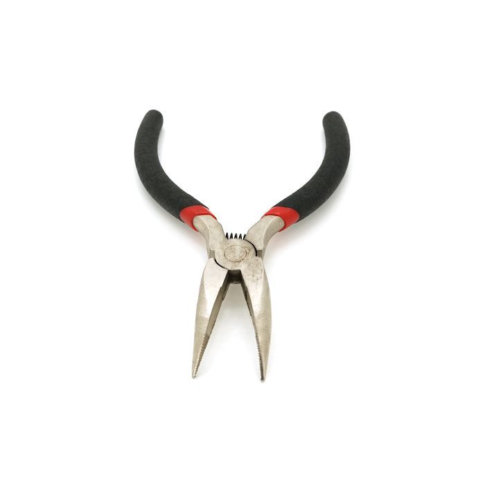 Плоскогубці Voltronic круглогубці вигнуті, чорні ручки, 125х25мм, 89 гр (YT-Red125x25) зображення 3