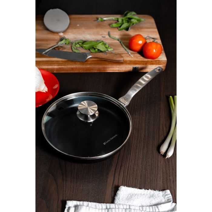 Сковорода Swiss Diamond CXD Induction з кришкою 24 см (CXD6424ic) зображення 4