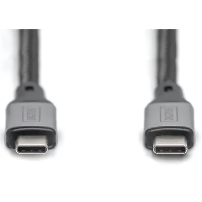 Дата кабель USB-C to USB-C 3.0m USB 4.0 black Digitus (DB-300443-030-S) изображение 2