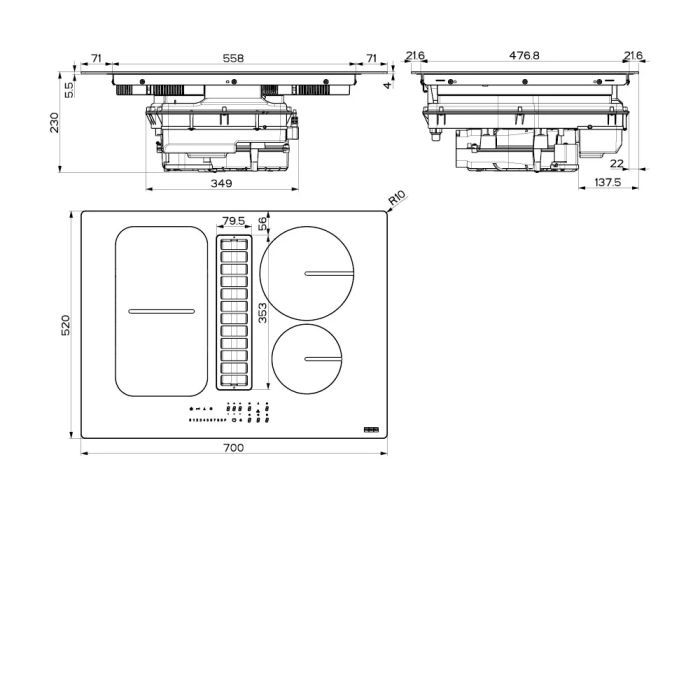 Варочна поверхня Franke FSM 709 HI LL KIT (340.0678.204) зображення 6