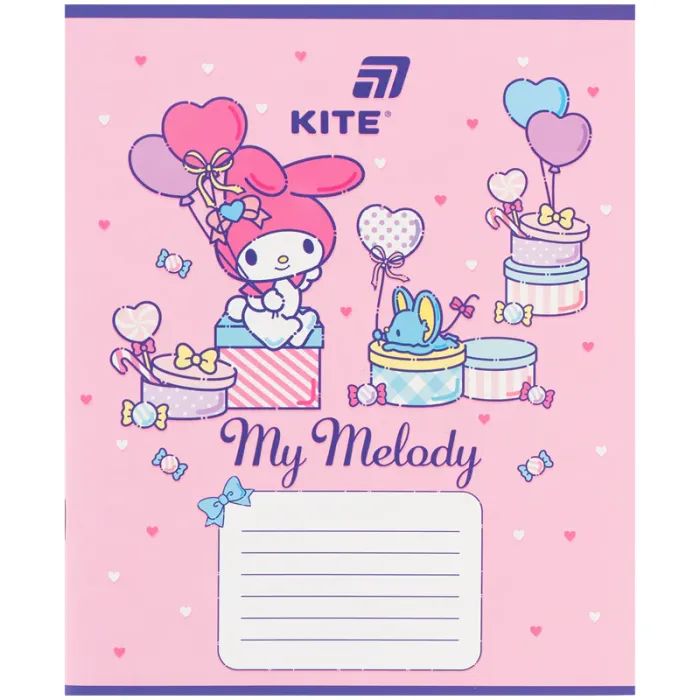 Зошит Kite Hello Kitty, 12 аркушів, коса лінія (HK26-235-2) зображення 10
