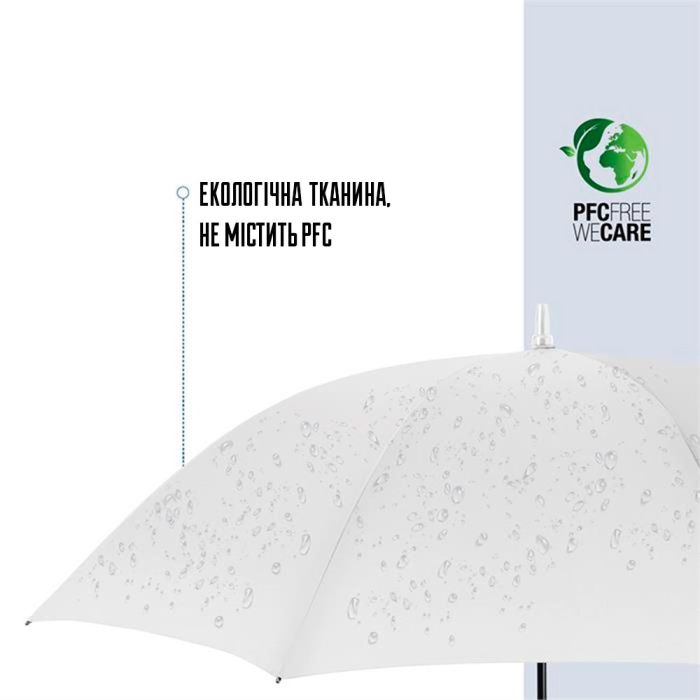 Зонт Perletti Golf XXL тростина, з системою антивітер, біла (P96020-04) изображение 6