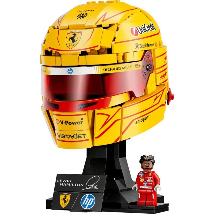 Конструктор LEGO Editions Formula 1 Шлем Льюиса Гамильтона из команды Scuderia Ferrari HP (43022-) изображение 2