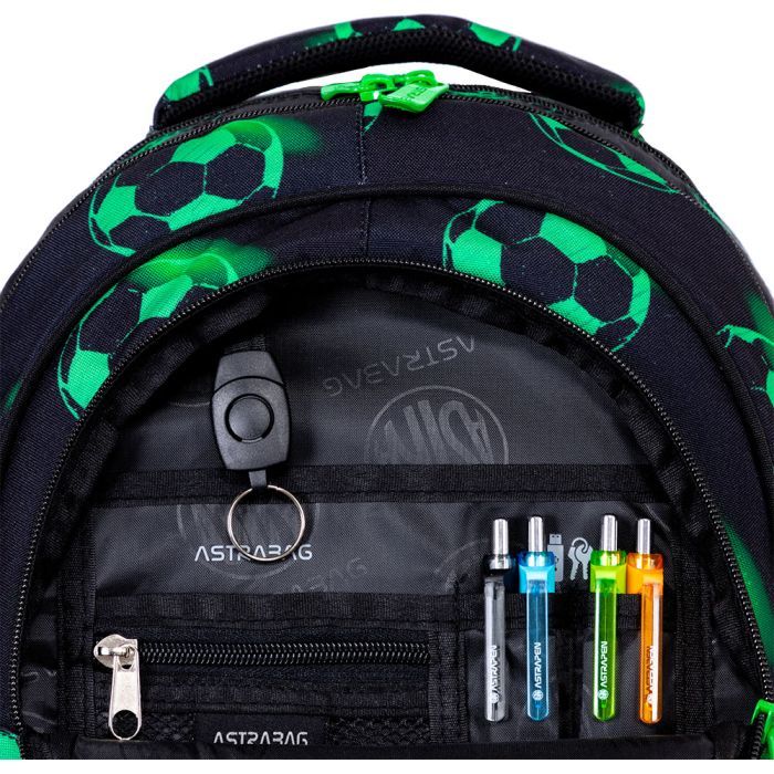 Рюкзак школьный Astrabag AB330 Neon Football (502024101) изображение 7