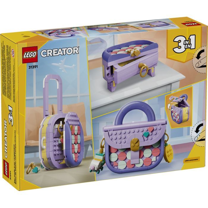 Конструктор LEGO Creator Стильная художественная сумка с местом хранения (31391) изображение 11