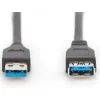 Дата кабель USB 3.0 AM/AF 3.0m black Digitus (AK-300203-030-S) изображение 2