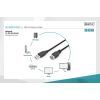 Дата кабель USB 3.0 AM/AF 3.0m black Digitus (AK-300203-030-S) изображение 4