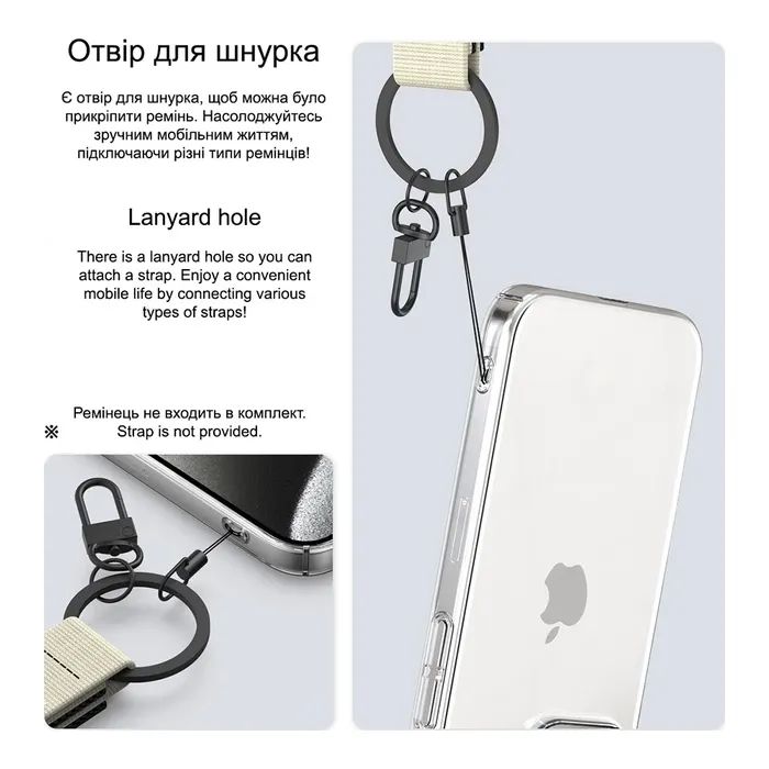 Чехол для мобильного телефона Drobak AirCase Apple iPhone 17 Pro Max Camera cover (737308) изображение 11