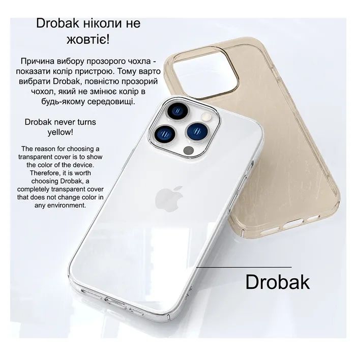 Чехол для мобильного телефона Drobak AirCase Apple iPhone 17 Pro Max Camera cover (737308) изображение 6