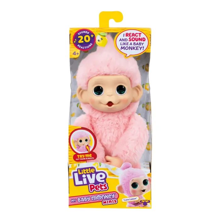 Интерактивная игрушка Silverlit Обезьяна Луна Лемон, розовая (26764) изображение 3