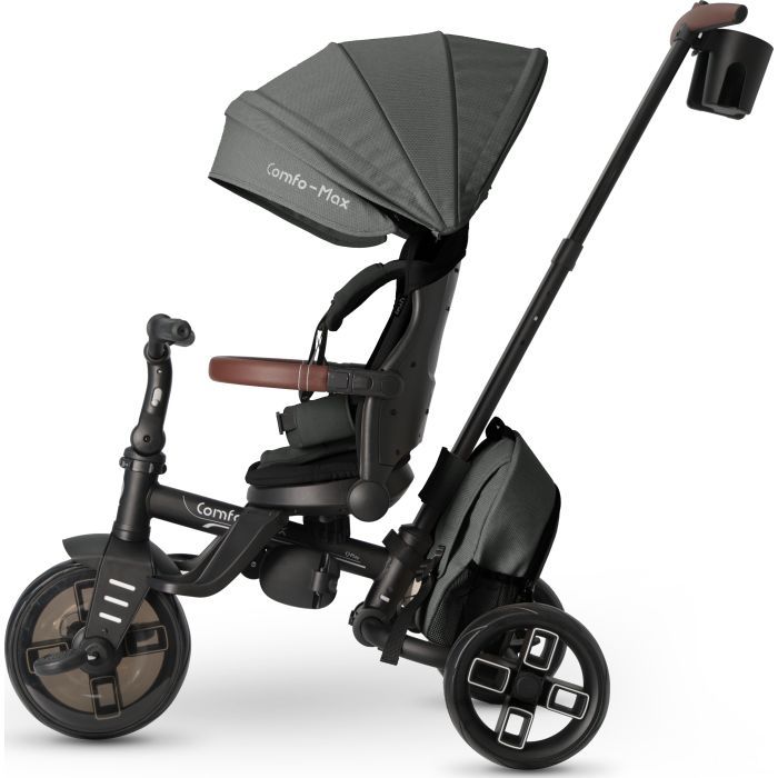 Детский велосипед QPlay Comfo Max складаний триколісний Grey (T70 ComfoMaxGrey) изображение 5