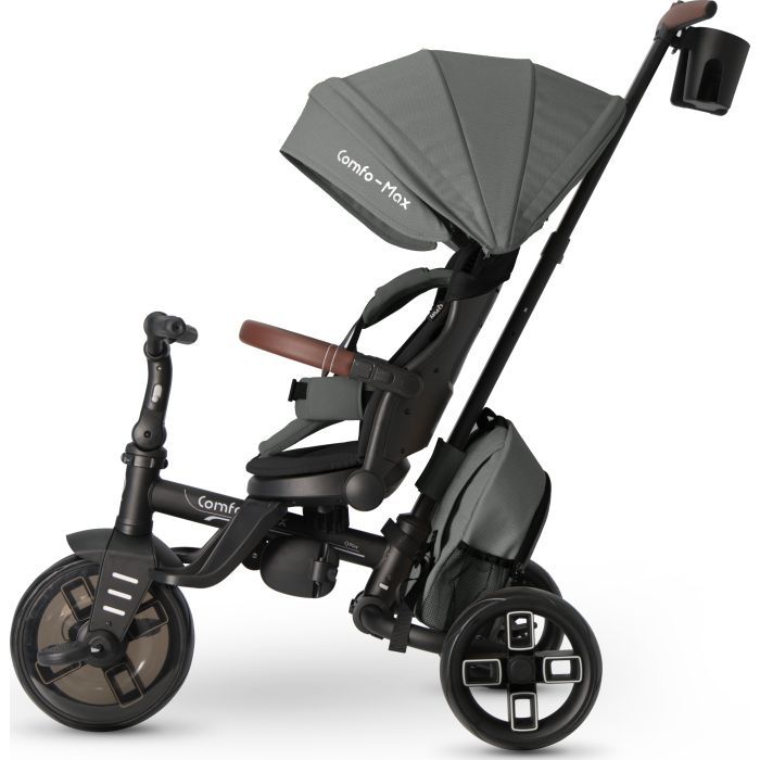 Детский велосипед QPlay Comfo Max складаний триколісний Grey (T70 ComfoMaxGrey) изображение 7