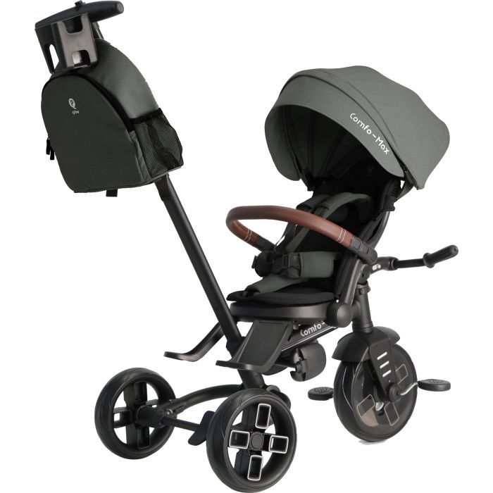 Детский велосипед QPlay Comfo Max складаний триколісний Grey (T70 ComfoMaxGrey) изображение 8