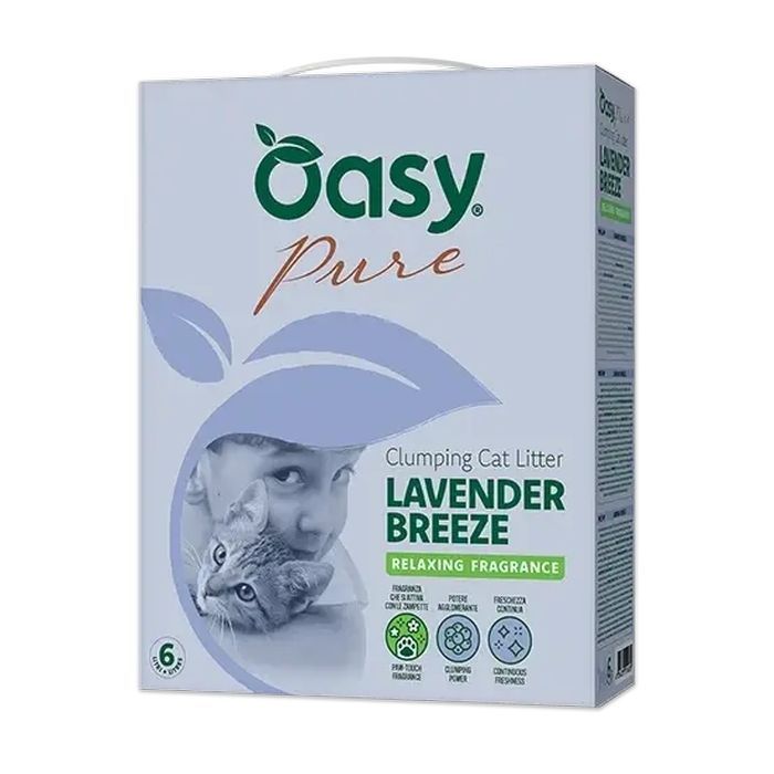 Наполнитель для туалета OASY Лавандовый бриз 10 л (8054329514542)
