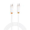 Дата кабель USB-C to USB-C 1.0m 27W white XO (XO-CB-300CC-WH)
