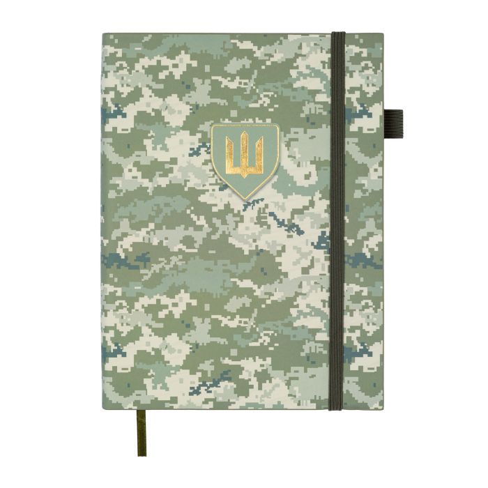 Еженедельник Buromax недатированный MILITARY, A5, светло-зеленый, штуч.кожа, 336 страниц (BM.20700-15)