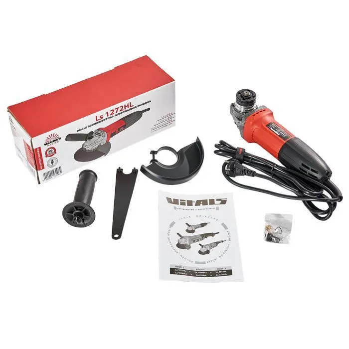 Шліфувальна машина Vitals Master, Ls1272HL, 125мм, 720W, 11000об/хв, 1.98кг (43106V) зображення 8