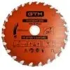 Круг отрезной GTM 190×30мм, 24 зуба, по дереву с гвоздями (SBW-19024N)