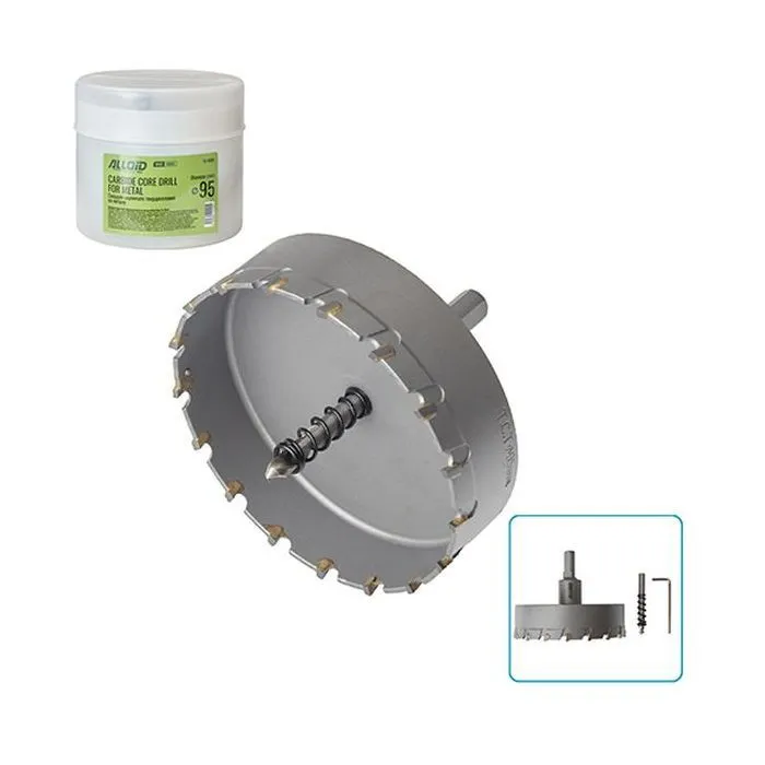 Сверло Alloid Base, корончате, твердосплавне, по металу, 95мм (TS-10095) изображение 4