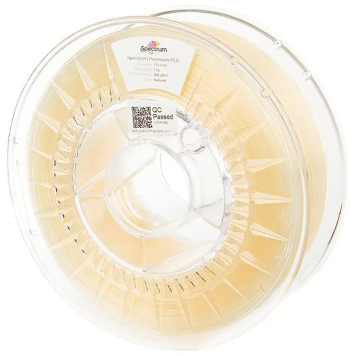 Пластик для 3D-принтера Spectrum PLA Premium 1.75mm 1kg Natural (80010)