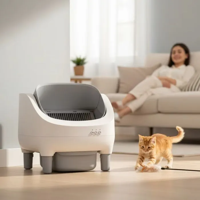 Туалет для кошек Me&Pet Автоматический +Wi-FI (NMP-45) изображение 12