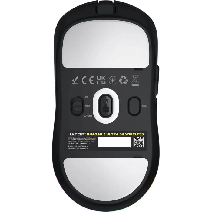 Мишка Hator Quasar 3 Ultra 8K Wireless Black Edition (HTM772) зображення 7