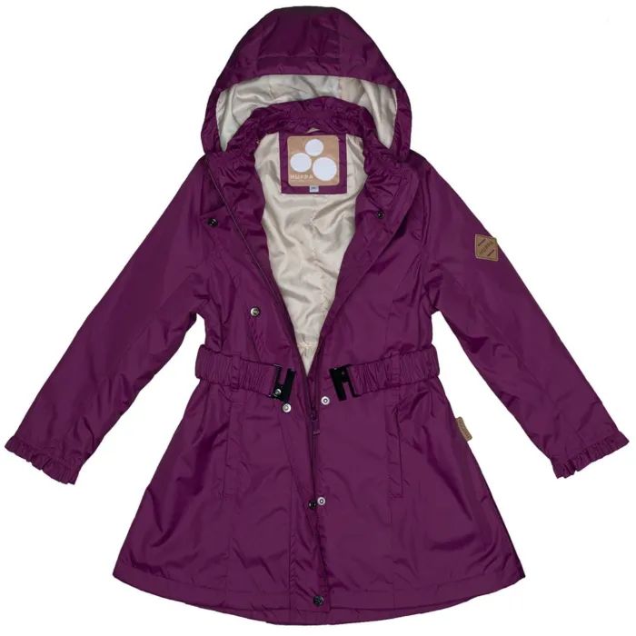 Пальто дитяче Huppa LEANDRA 18030004 бордовий 80034 128 (4741468750262) зображення 4