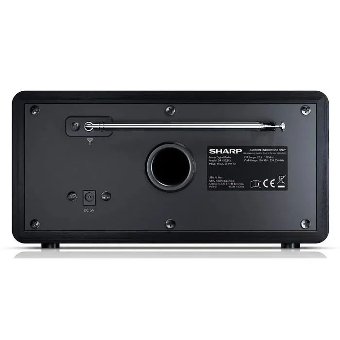 Портативний радіоприймач Sharp DR-450 Black (DR-450BK) зображення 4