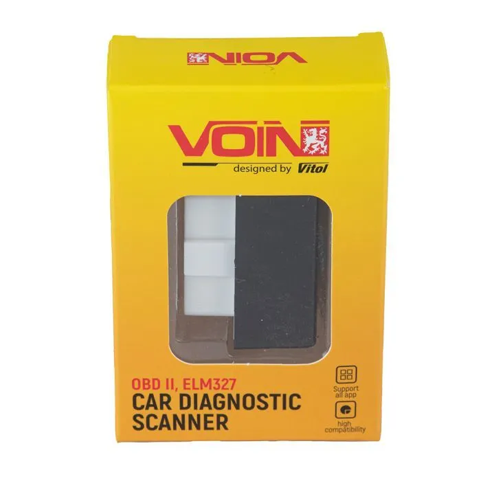 Автосканер VOIN ELM-32715, OBD II, ELM327, v1.5 (ELM-32715) зображення 4