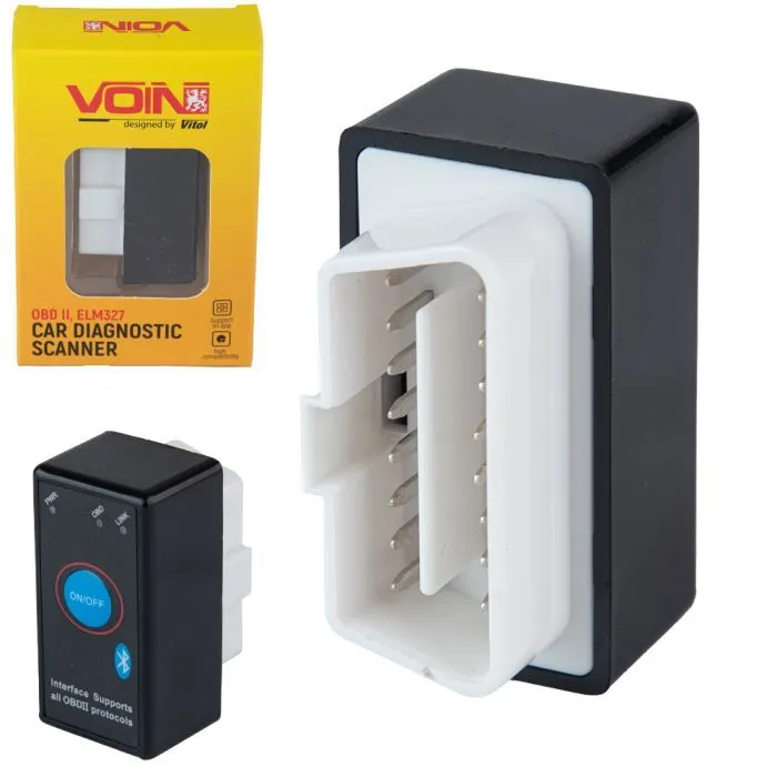 Автосканер VOIN ELM-32715, OBD II, ELM327, v1.5 (ELM-32715) зображення 5
