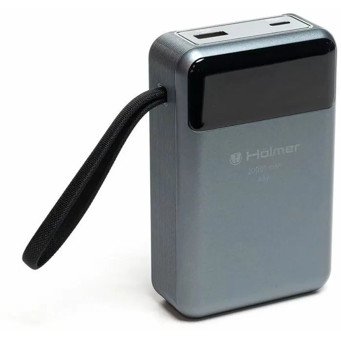 Батарея универсальная Hölmer NRG-03 Hippo 20000mAh 65W Black (NRG-03 Hippo) изображение 2