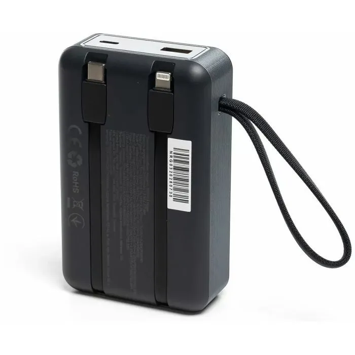 Батарея универсальная Hölmer NRG-03 Hippo 20000mAh 65W Black (NRG-03 Hippo) изображение 3