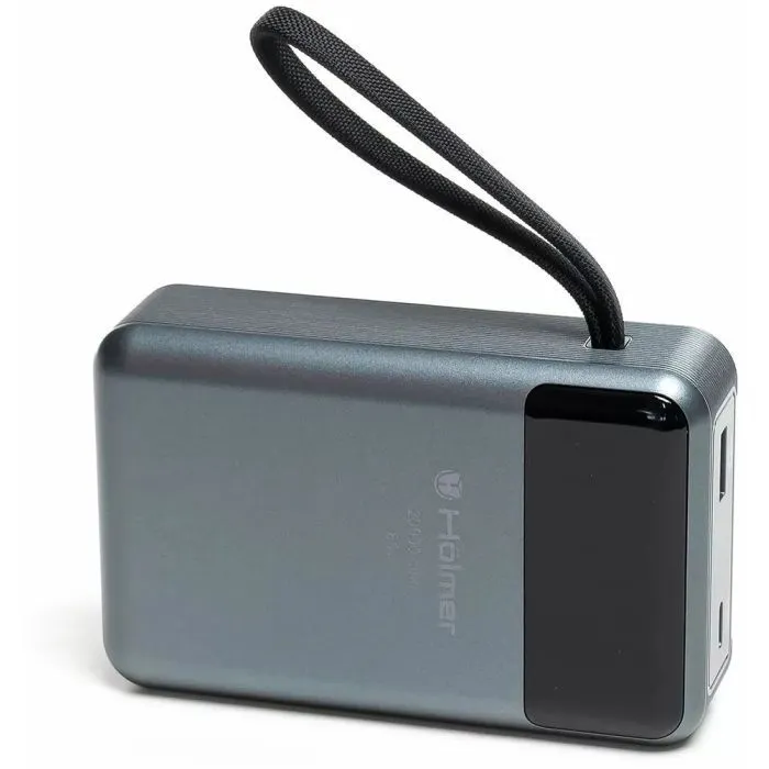 Батарея универсальная Hölmer NRG-03 Hippo 20000mAh 65W Black (NRG-03 Hippo) изображение 4